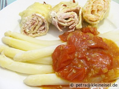 Spargel mal auf italienische Art