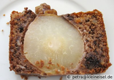 Nachgebacken: Birnen-Walnuss-Kuchen