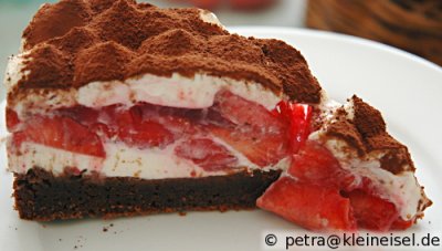 Erdbeeren total: Erdbeer-Tiramisu-Schnitten