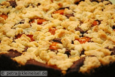 Nachgemacht: Brownies mit Aprikosen und Streuseln