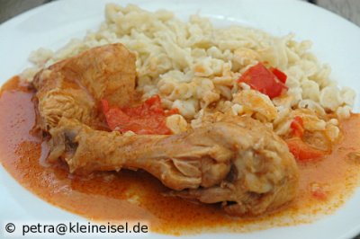 Hühnergulasch - ein Familienrezept